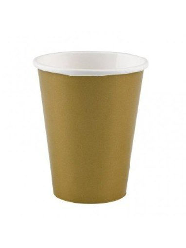 Picture of PAPER CUPS 266ML GOLD